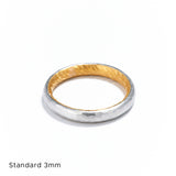 Platinum and Gold Ring